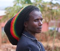 Zambiaan met prachtige haardracht