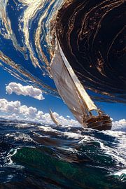 Zeilboot Orkaan