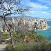 Vue sur Benidorm depuis la Torre d'Aguiló sur My Footprints