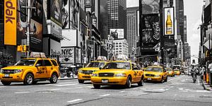 Les Yellow Cabs de New York sur Hannes Cmarits