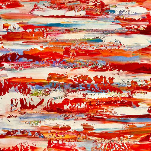Abstract rood oranje