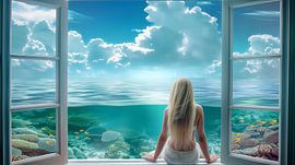 kijken uit het raam van Egon Zitter