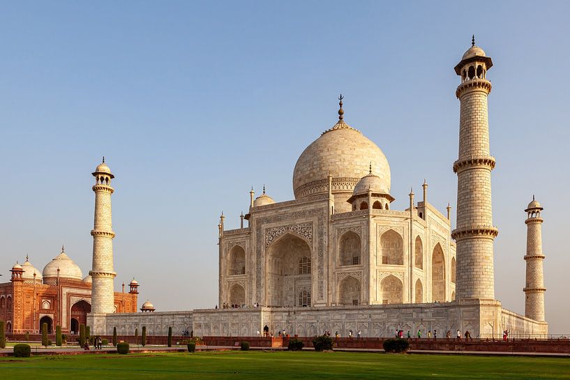 De Taj Mahal in India van Roland Brack