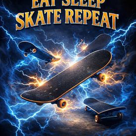 Vintage skateboard-bootleg: posterkunst uit de jaren 80 en 90 van Art Spark