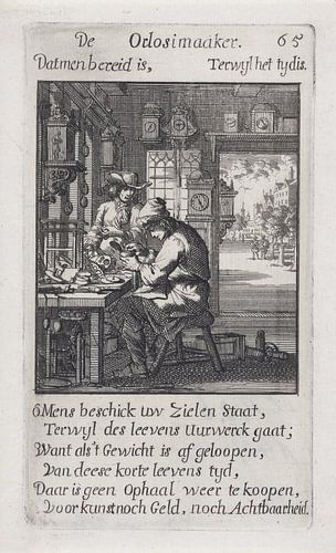 Jan Luyken, Horlogemaker, 1694
