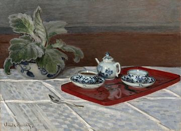 Stilleven, theeservies, Claude Monet