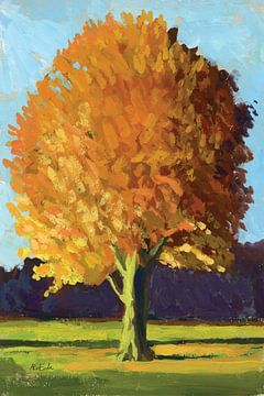 Herbstbaum von Annet van den Ende