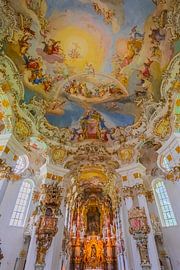 Interior of the Wieskirche by Henk Meijer Photography