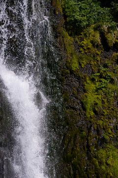 Splash 5, detail of waterfall in the Gjain valley by Miranda Lodder