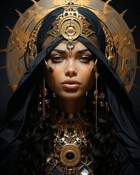 Portrait: "Goddess of fantasy" by Carla Van Iersel