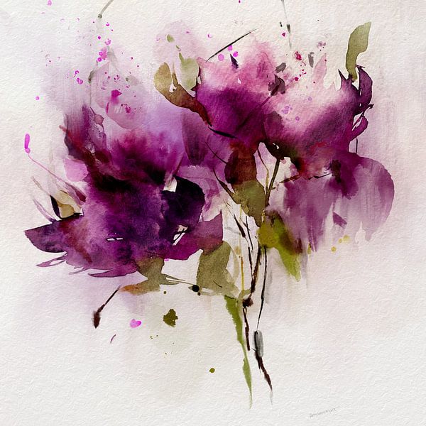 Roses by annemiek art