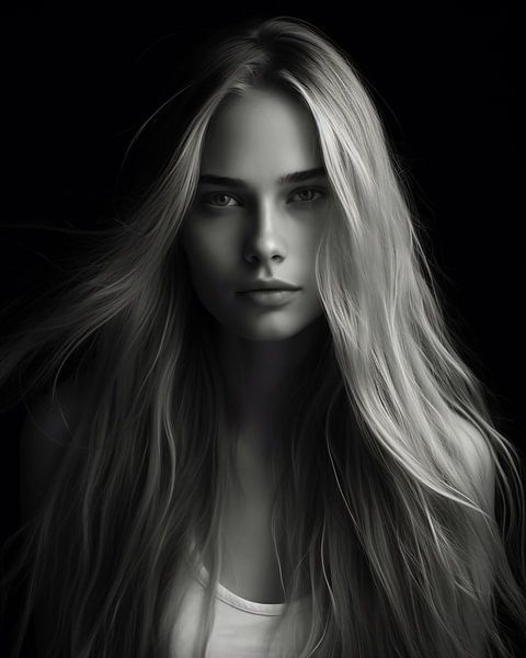 Portret van een vrouw van fernlichtsicht
