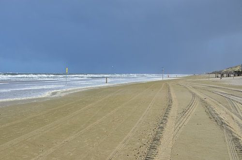 Aan het strand