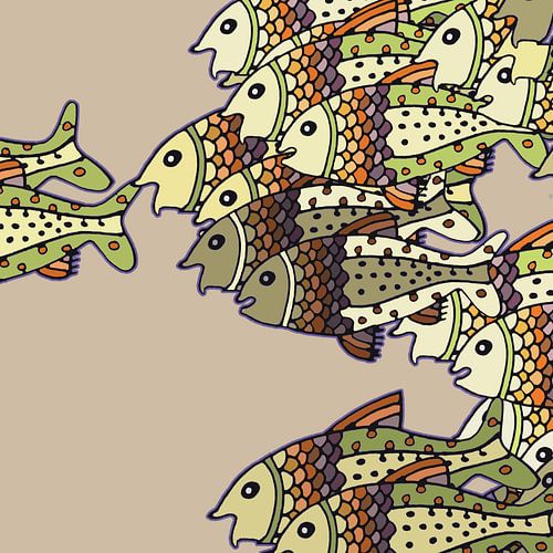 Les Poissons s'amusent