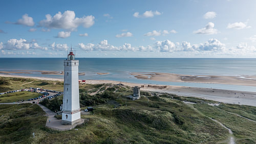 Leuchtturm Blåvandshuk Fyr in Jütland