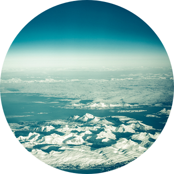 Winter landschap in Noord Noorwegen luchtfoto van Sjoerd van der Wal Fotografie