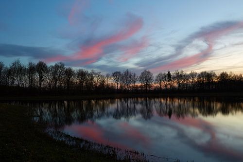 Zonsondergang bij het Bers Kuiltje