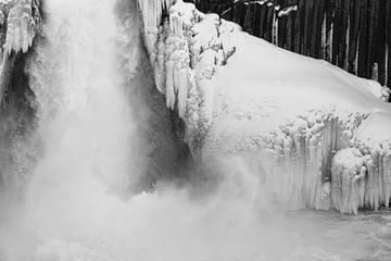 Gefrorener Wasserfall von Ellen Zwagerman