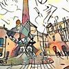 Kandinsky trifft Arles, Motiv 4 von zam art
