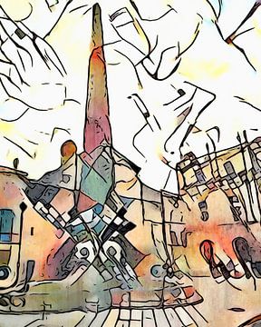 Kandinsky meets Arles, motif 4 by zam art
