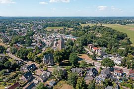 Aerial view of the town of Soest in the Netherlands by Eye on You