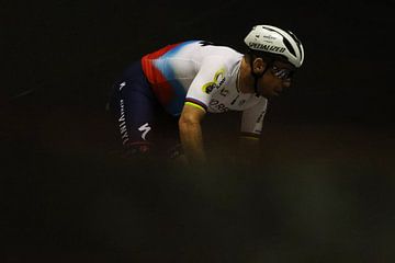 Mark Cavendish sur la piste cyclable sur FreddyFinn