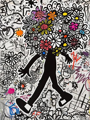 Graffiti-Blumen-Festival