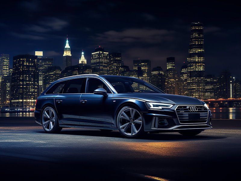 Audi A6 Car Auto in New York City von FotoKonzepte