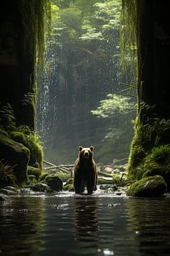 Bruine beer - Natuur van Dunto Venaar
