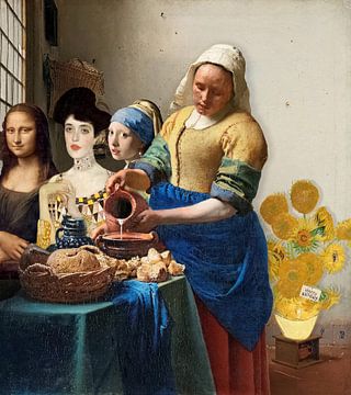 The milkmaid - birthday edition by Gisela - Art for you