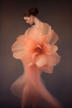 Verflochtene Blume von Carla van Zomeren