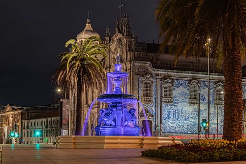 Porto in de nacht..