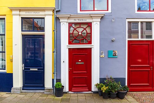 Colorful facade in Flushing