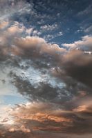 Zomerse avond lucht