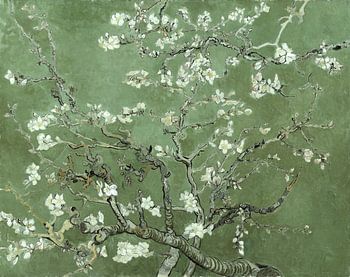 Almond blossom by Vincent van Gogh (Green)