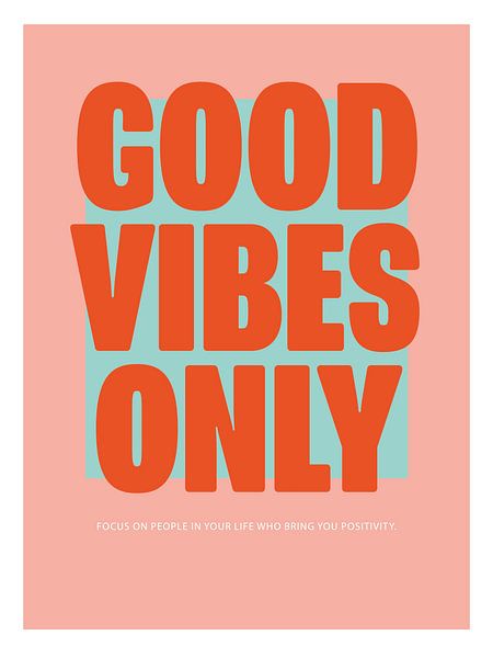 Good Vibes Only by Malou Studio