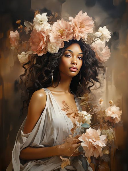 Timeless Beauty - African woman by Your unique art
