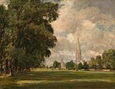 Salisbury Kathedrale von Lower Marsh Close, John Constable von Meisterhafte Meister Miniaturansicht