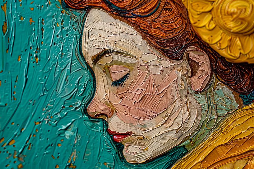 malerisches Bild einer Frau von Egon Zitter