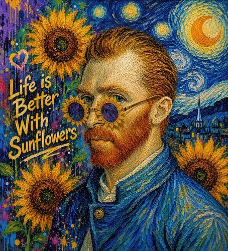 Vincent van Gogh 2.0 van Moonheart Artworks
