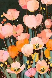 Tulip Field by Treechild