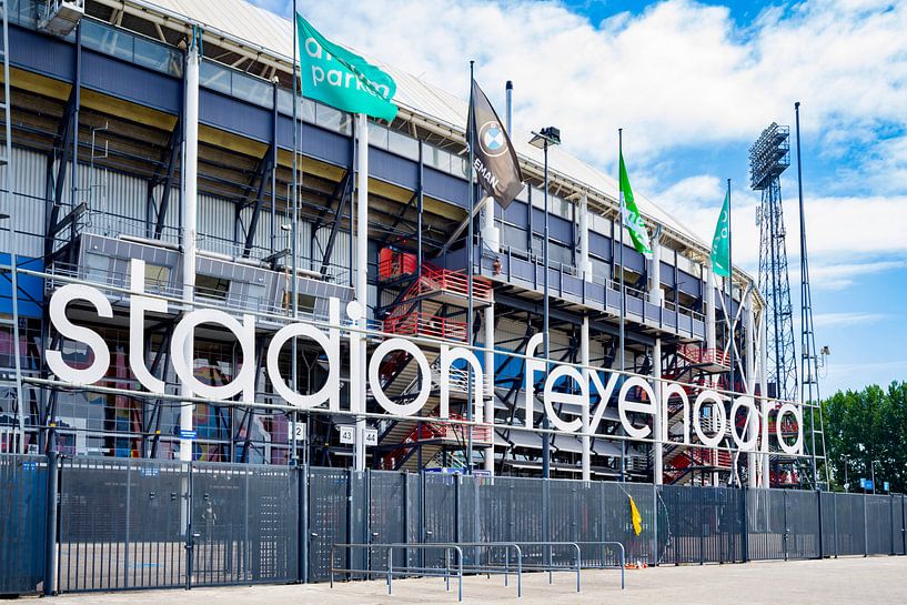 Vooraanzicht Stadion  Feijenoord De Kuip Rotterdam Zuid van Mario Brussé Fotografie