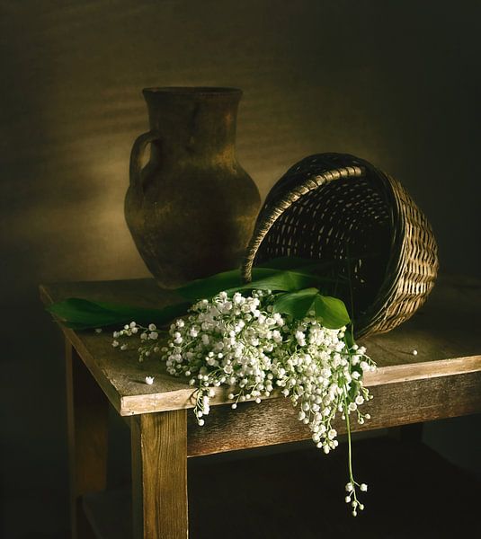 bouquet of lilies of the valley by Mykhailo Sherman