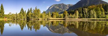 Moorweiher Panorama van Walter G. Allgöwer