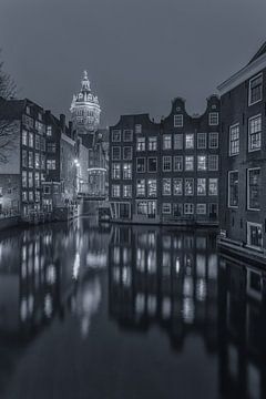 Amsterdam by Night - Oudezijds Voorburgwal - 6 by Tux Photography