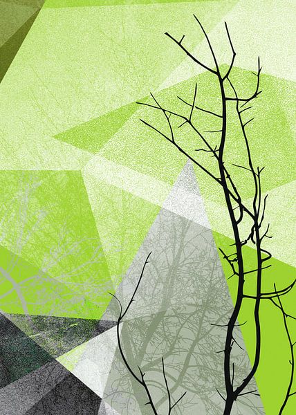 P17 TREES AND TRIANGLES by Pia Schneider