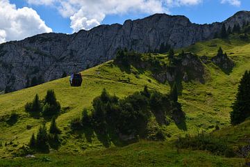 Uitzicht vanaf de Hahnenkamm / Tirol van Karl-Heinz Petersitzke