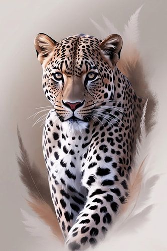 Luipaard met natuuraccenten