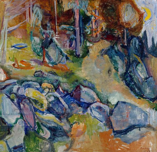 Ludvig Karsten, Decoratief landschap, 1909