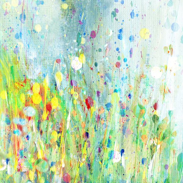 Blumenspritzer 1 von Claudia Gründler